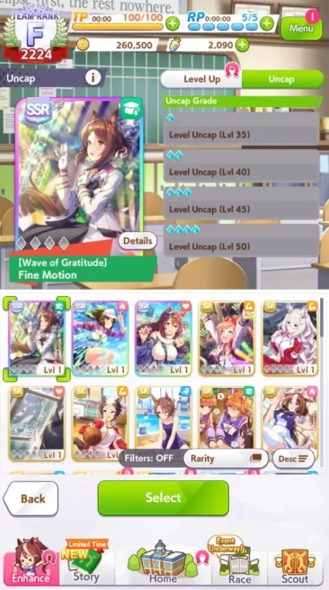 [GLOBAL]Fresh Starter 3 SSR (Super Creek,FineMotion+1SSR)|2090Carats|1 Selector On|Fresh Story|Log ID|Check SS (UM860)