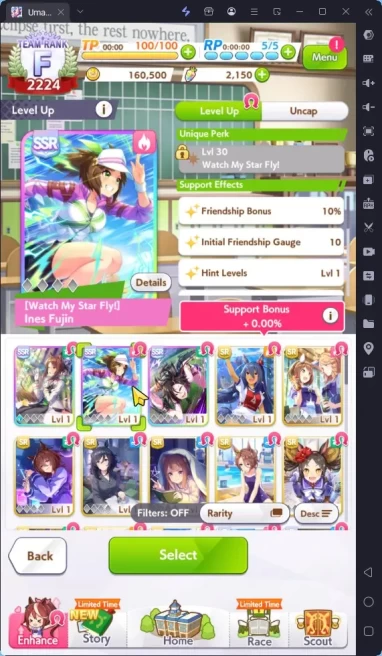 GLOBAL Fresh Starter|2100 Carats| 3 SSR(AirShakura,InesFujin,FineMotion)|Selector off|Log ID|Check SS(UM863)