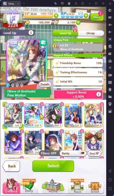 GLOBAL Fresh Starter|2100 Carats| 3 SSR(AirShakura,InesFujin,FineMotion)|Selector off|Log ID|Check SS(UM863)