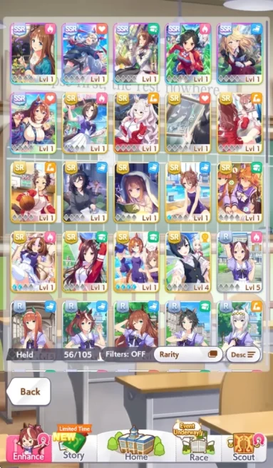 [GLOBAL] Starter 6SSR Supoka (Super Creek, Fine Motion, Tamamo Cross, GW+WT+GC)|1k Carats|Selector On| Log ID| Check SS (UM1057)