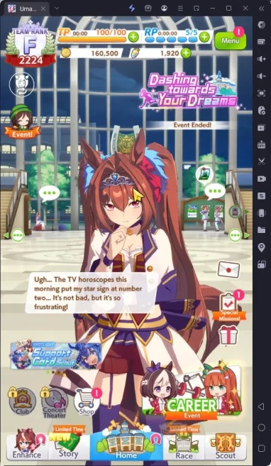 GLOBAL Fresh Starter|1900 Carats| 6 SSR(SeiunSky,AirShakur,TwinTurbo,FineMotion)|Selector off|Log ID|Check SS(UM869)