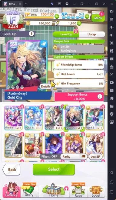 GLOBAL Fresh Starter|1800 Carats|4 SSR(FineMotion,GoldCity,SpecialWeek,)|Selector off|Log ID|Check SS(UM878)