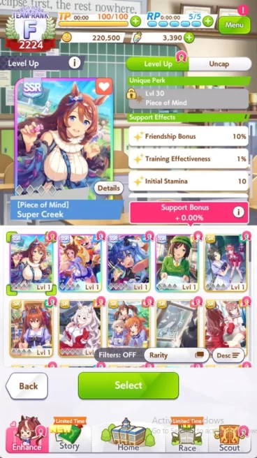 Global|Fresh Account 4SSR (Super Creek,TwinTurbo,Hayakawa,Biko) + 3,3k Carats|Log ID|(UM881)