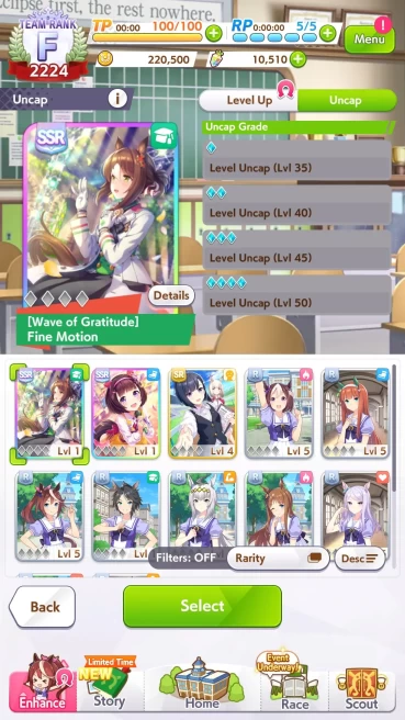 [GLOBAL] 10.560 Carats|Starter 2 SSR(Fine Motion,Nishino Flower)many resource|Selector On|Fresh Story|Log ID|Check SS(UM1038)
