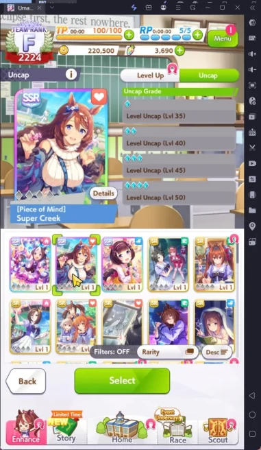 GLOBAL Fresh Starter|3600 Carats|3 SSR(SuperCreek,SpesialWeek,NishinoFlower)|Selector off|Log ID|Check SS(UM897)