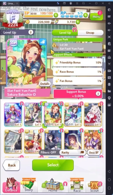 GLOBAL Fresh Starter|3700 Carats|3 SSR(FineMotion,SilenceSuzuka,SakuraBakushinO)|Selector off|Log ID|Check SS(UM898)