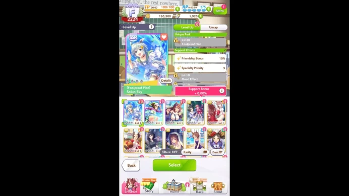 Global|Fresh Account 3SSR(Seiun Sky,Ines Fujin,Super Creek)14SR+3.4k Carats,1Voucher Exhange|Log ID|(UM904)