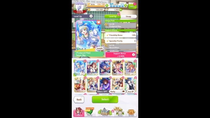 Global|Fresh Account 3SSR(Seiun Sky,Super Creek,Twin Turbo)8SR+3.3k Carats,1Voucher Exhange|Log ID|(UM905)