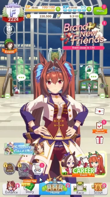 GLOBAL|Fresh Starter 9,5 Carats + 3 SSR (Fine Motion,Biko Pegasus,Twin Turbo)|3 Star Voucher + SSR Ticket|LogID|Check SS(UM917)