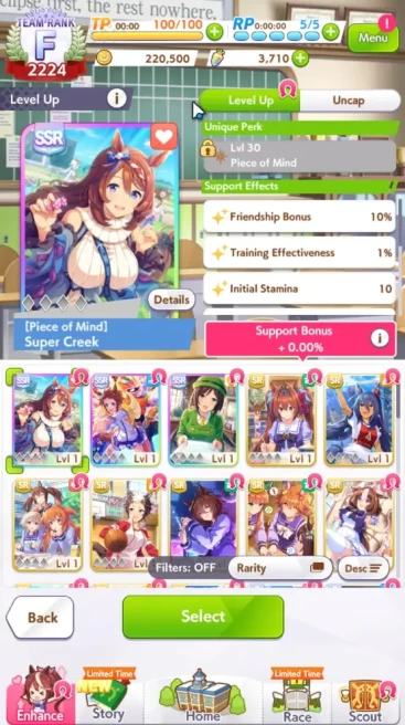 GLOBAL|Fresh Starter 3710 Carats + 3 SSR (Super Creek,Biko Pegasus &Etc)|3StarVoucher+SSRTicket|LogID|Check SS(UM921)