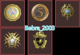 CS2 Prime 801 hours+5Medals(2019-2020 Service Medal/5Y/Loyalty Badge/Global Offensive Badge)