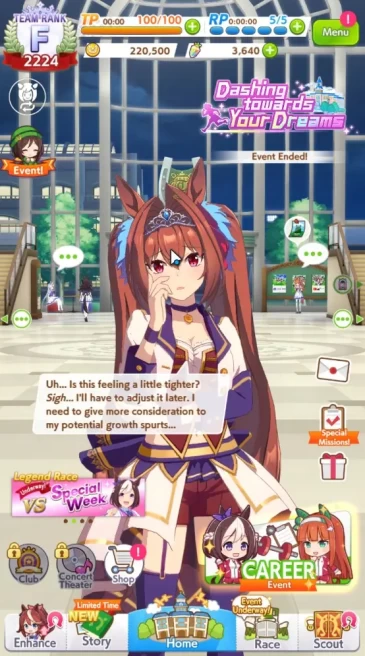 GLOBAL|Fresh Starter 3640 Carats + 3 SSR (Super Creek,Silent Suzuka &Etc)|3StarVoucher+SSRTicket|LogID|Check SS(UM925)