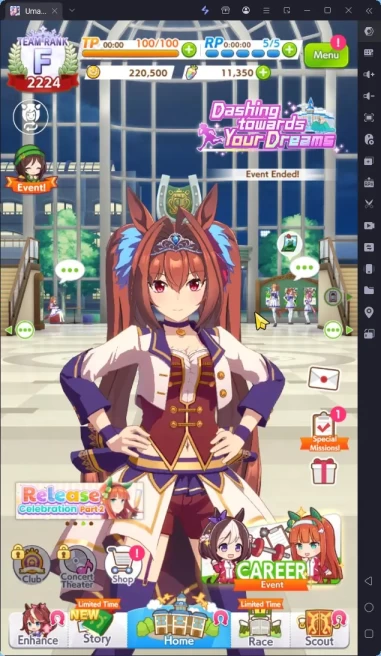 GLOBAL 2 SSR Sup + 11350 Carats|2 SSR(Fine Motion,Sakura Bakushin O)|Fresh Story|Log ID|Traine Ticket|Check SS(UM981)