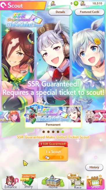[GLOBAL] 10k Carats | Starter Suport Fine Motion | Selector On |SSR Guaranted ON| Fresh Story|Log ID|Check SS (UM938)