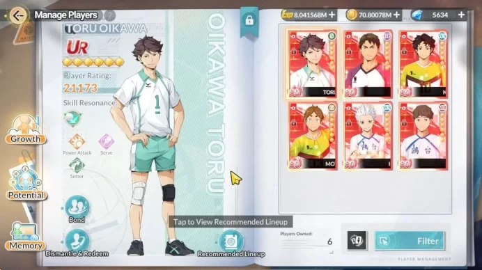 SEA Lv60|3 SP [(Kuroo,Bokuto)+MemoTsukishima] 6 UR [Toru,Ushijima,SakusaR2,HoshiumiR2,Motoya,Sachiro]+Memo 9 SSR|Goggle|HFH1023