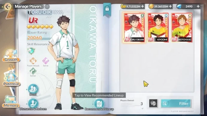 SEA Lv54|3 SP [Kuroo,Akaashi,Bokuto]+Memo 3UR [(SakusaR2,Motoya)+Memo,Oikawa] 10SSR [TanakaR5,TsukishimaR5]+Memo|Goggle|HFH1022