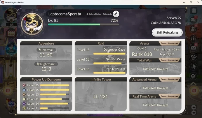 [Re:BIRTH] 3 Ex-7k [Gelidus,Fai,Juri+Skin] & 11 TC5 [Teo,Yeonhee,Freyja,etc] WukongTC4,Lu Bu TC3|12K Ruby|Google|CheckSS|SKR1092