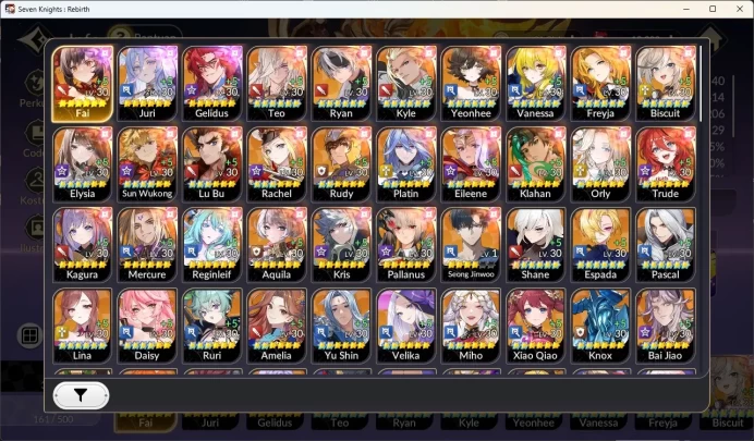 [Re:BIRTH] 3 Ex-7k [Gelidus,Fai,Juri+Skin] & 11 TC5 [Teo,Yeonhee,Freyja,etc] WukongTC4,Lu Bu TC3|12K Ruby|Google|CheckSS|SKR1092