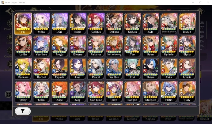 GLOBAL SEA ENDGAME| Full 5 Ex-7k + 23 TC6+(Dellons,LuBu,BnB,Freyja,Wukong,Pallanus,Kyle,etc)|PermElena+18k Ruby|Google (SKR1064)