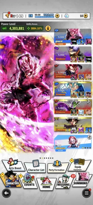 B138-IOS+Android-Meta-Good Team LR Goku Black 12 Red Star+Equipment+Zamasu Zenkai 10 Red Star+God Vegito Zenkai