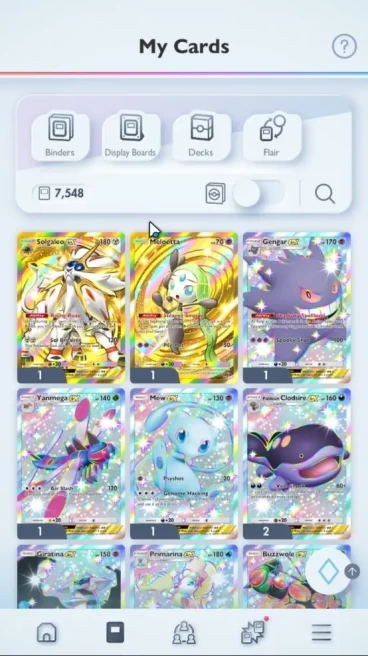 EN 7,5K Card|155 EX|2 Crown [Solgaleo,Meloetta] 26 Shiny|MegaDeck[Lucario,Sceptile,Camerupt],etc|247K Dust|Nintendo|(PKM1075)