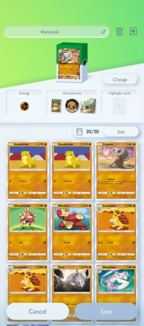 Lv 6 | Deck 187 |2 Deck Ready| Mewtwo EX, Marowak EX, Bulbasaur and etc | Log Google | CHECK SS (PKM741)