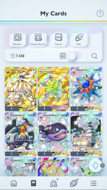 EN 7,5K Card|129 EX|2Crown [Solgaleo,MCore Barier] 36Shiny|MegaDeck[Audino,Lucario,Charizard,Sceptil]335KDust|Nintendo|PKM1071