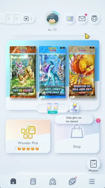 Lv 11 | 355 Card | Total 9 EX Card (Pikachu Crown x Zapdos, Mewtwo, Marowak, etc) | Log Nintendo | Check SS (PKM806)