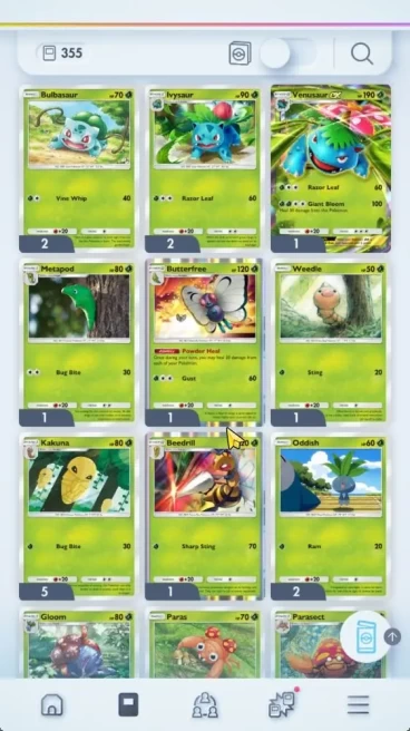 Lv 11 | 355 Card | Total 9 EX Card (Pikachu Crown x Zapdos, Mewtwo, Marowak, etc) | Log Nintendo | Check SS (PKM806)
