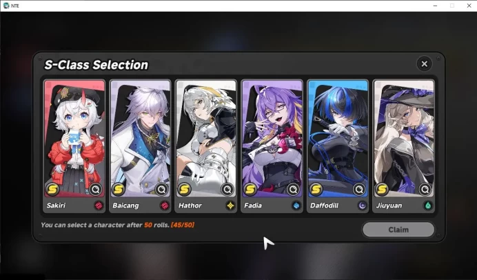 GLOBAL NA|HL 3| 1 SSR Limited Nanally |6 SR[Adler,Haniel,Mint,Etc]|Selector 45/50|Female MC|LogEmail|TakeEmail(NTE935)
