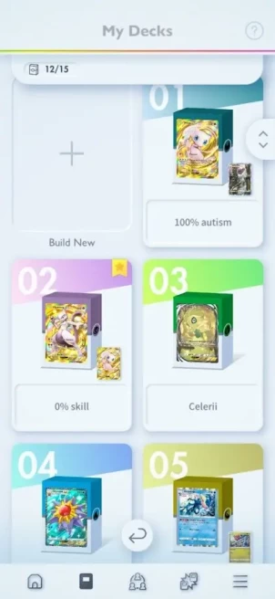 1434 Cards |3 Crown (2 Mewtwo Crown & Mew Crown) + 37 EX Total Cards | Ready Decks | Nintendo |Check SS (PKM841)