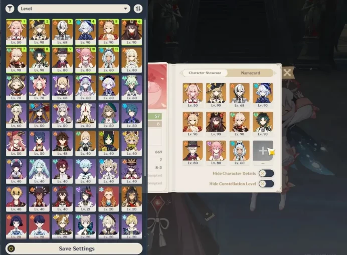 ASIA|AR 52|11 Limited+5(*5Wep)|Arlecchino,HuTao+Sign,Navia,BennetC2,Furina,Xiao,Kazuha,etc|Mc Female|TakeMail|Check SS|GI6155