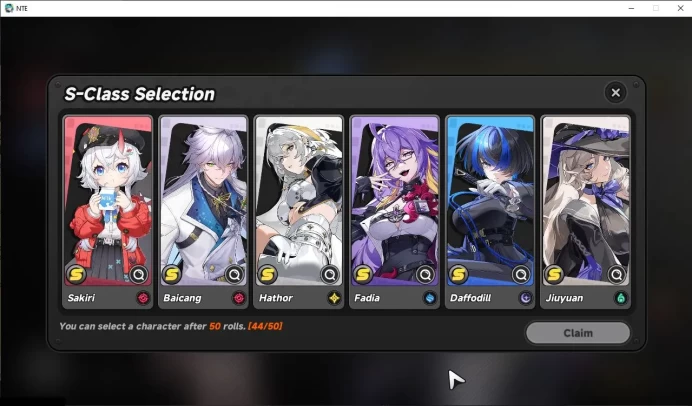 GLOBAL NA|HL 3| 1 SSR Limited Nanally |4 SR[Adler,Haniel,Mint,Aurelia]|Selector 44/50|Male MC|LogEmail|TakeEmail(NTE936)