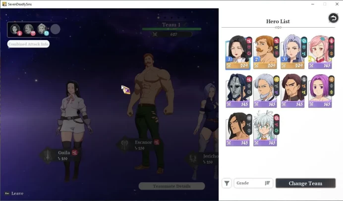 EUROPE |Fresh Starter Lv 2|3 SSR| Escanor, Jericho, Guila & 7 SR |2 SSR Selector|Act 1 Story|Log Netmarble|Take Email|(SDO1084)