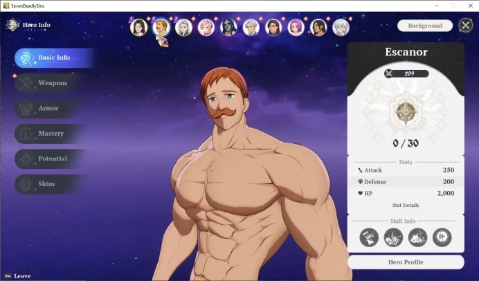 EUROPE |Fresh Starter Lv 2|3 SSR| Escanor, Jericho, Guila & 7 SR |2 SSR Selector|Act 1 Story|Log Netmarble|Take Email|(SDO1084)