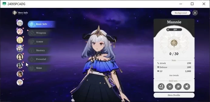 EUROPE |Fresh Starter Lv 2|3 SSR| Mannie, Elaine, Guila & 5 SR |2 SSR Select|3,7K Star Frag+11 PickUp Draw|Log Google(SDO1076)