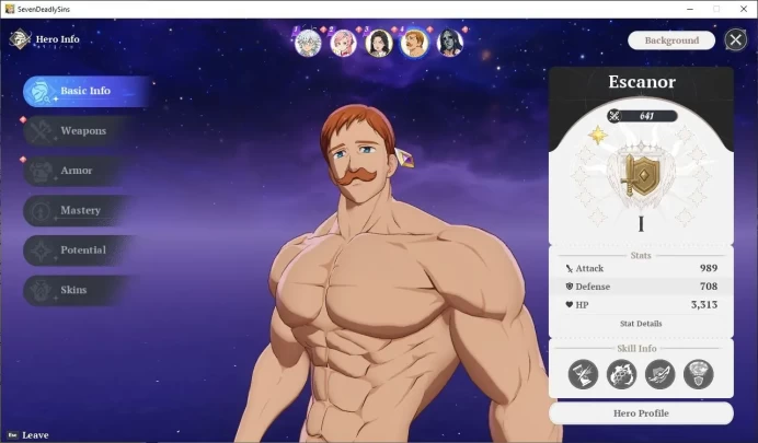 SEA| Fresh Starter Lv 2 |2 SSR| Escanor Pot 1, Guila & 3 SR|2 SSR Selector|Act 1 Story |Log Netmarble|Take Email|(SDO1067)