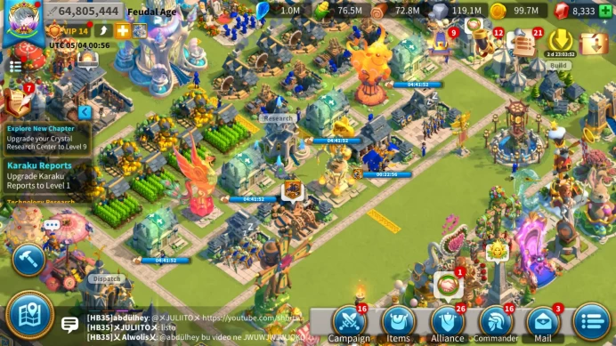RISE87: 64M Might 2T5 - Vip 14 - 29 PP - 8K Gems