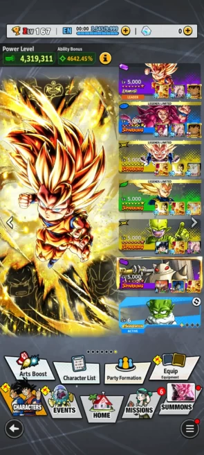 ANDROID+IOS- Team Daima Good Star+ LR ss3 Goku Mini Full+ Godly Equipment (D191)