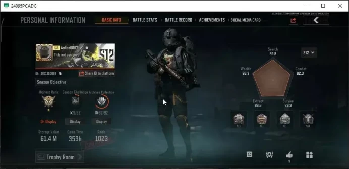 MOBILE Lv30|SV 61M|CV 30M| 2 Utopia | Machete Battle | Arena FAL | Many Skin |CN Off|Infinite(AB3063)