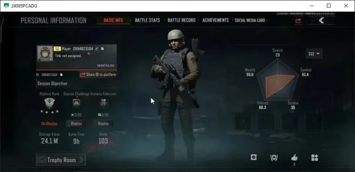 MOBILE Lv30|SV 24M|CV 22M| AKM SS, Groza SS, T03 SS, AK12 GM, M110 Speed SQB, MP5 Forest, Etc|CN On|Infinite(AB3066)