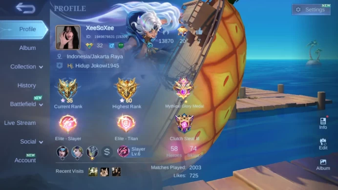 Hero 53 Skin 74 | Luckybox Akai+Alpha | Lighborn Alucard | Blazing Franco | Peace Fanny | Spongebob CYC | Meow Julian ML852B