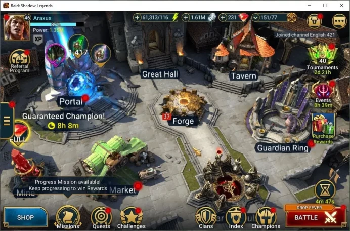 Lv46 1,3M Power|1 Mythic(Siegfrund)|27 Legend(Ninja,Alice,Xenmorph,Dknight,Ezio,Rathalos,Wukong,Etc)|61K Energy|Plarium(RSL1454)