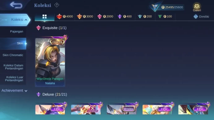 Hero 86 Skin 109 | M7 Granger | CC Nata | Dtamer Estes, Lance, Kimmy, Masha | Valentine Claude | Gaara ML1479B
