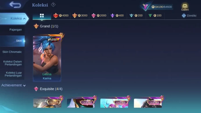 Hero 132 Skin 292 | Stunt Chou | Luckybox Odette, Guin, Ruby | Lunar Sun | Lightborn Granger check ss ML1514B
