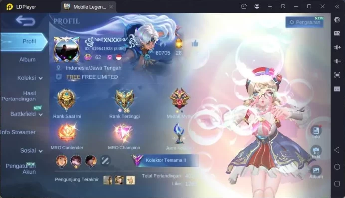 Hero 124|Skin 252|Sanrio Angela+Floryn,Lucky Hayabusa+Guinevere,Annual Gord+Kagura,9 Zodiac,etc|Check SS|ML1523B