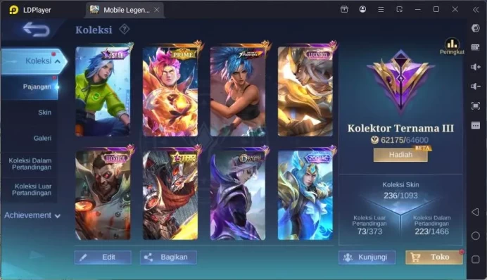 global Hero 120|S 236|Prime Claude,Kof Karina,Annual Haya,Lucky Roger+Martis,Spark Melissa,LB Fanny+| renow |ML1528B