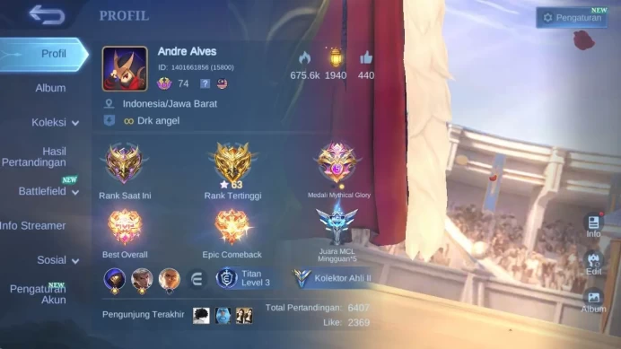 Global|exprt|skin 183,hero 109, LB lance, Saber freya, Dtamer lance, Dtamer ling, Starligh(lance, aldous), Msc claud ML1574B