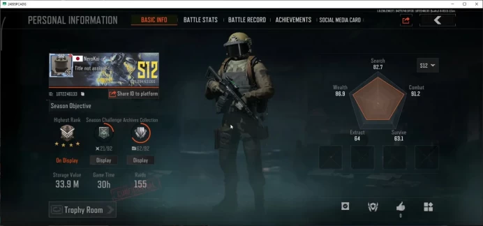 MOBILE Lv30|SV 33,9M|CV 21M|Highland Set|SS AKM,DS ACE31,Peal AEK,Ceremoni Groza,SS T03,Etc|CN ON|Log Infinite|Check SS(AB3021)