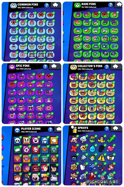OG 2020, 3v3 - 13.2k+, 100k+ TROPHY, 39 HYPER & 4 MAX , TOTAL - 43 MAX, 101 BRAWLERS, 310 SKINS, 81 PRESTIGE, 19 BUFFIES, 893 PINS, VB41